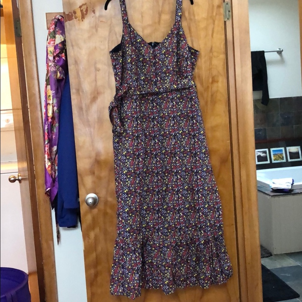 J Crew Waist Floral Tank
